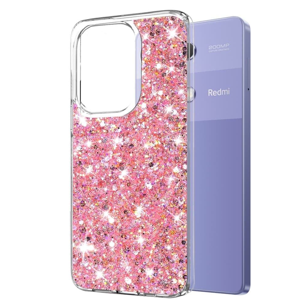 Techsuit Sparkly Glitter - θήκη για Xiaomi Redmi Note 13 Pro / Poco M6 - Πολύχρωμο