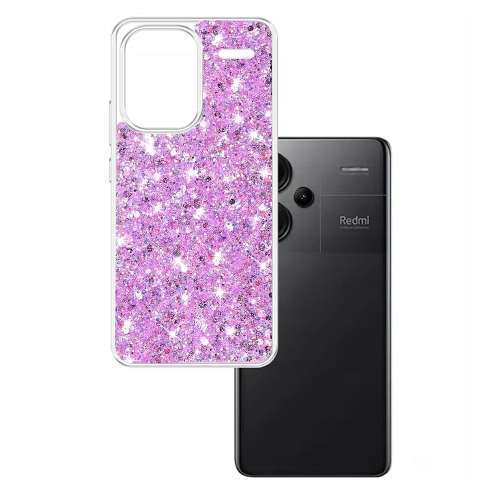 Techsuit Sparkly Glitter - θήκη για Xiaomi Redmi Note 13 Pro+ 5G - Πολύχρωμο