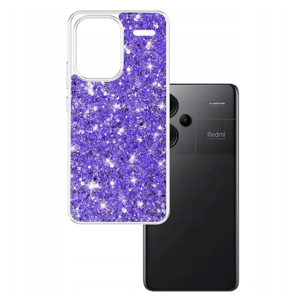 Techsuit Sparkly Glitter - θήκη για Xiaomi Redmi Note 13 Pro+ 5G - Πολύχρωμο