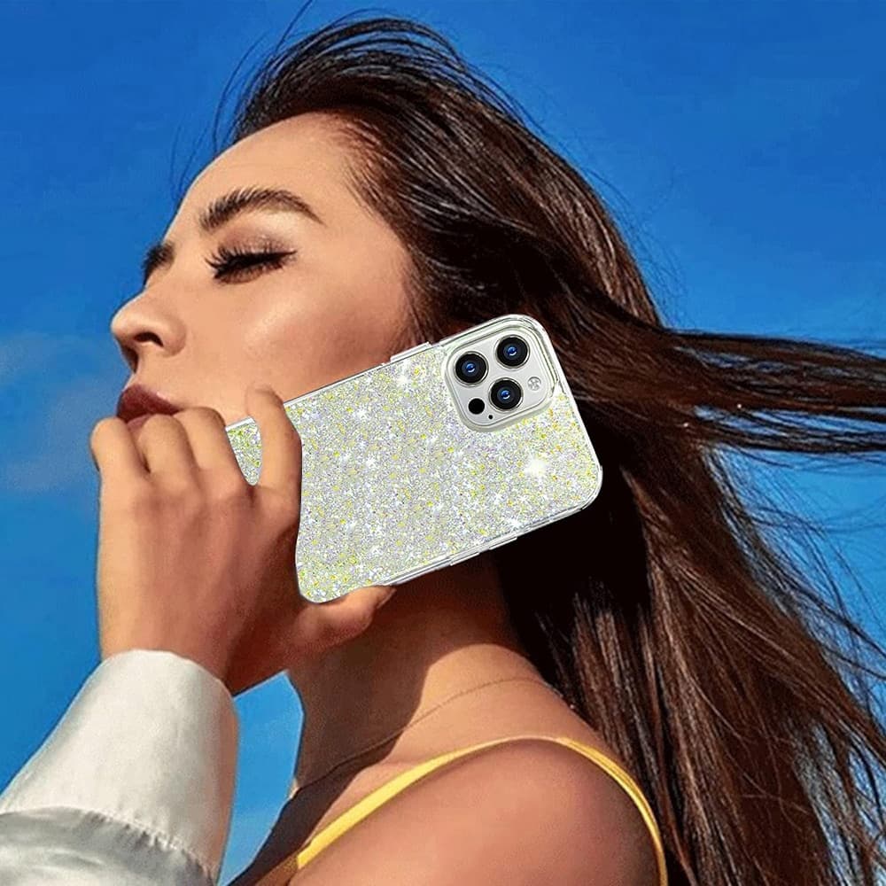 Techsuit Sparkly Glitter - θήκη για Xiaomi Redmi Note 13 Pro+ 5G - Μπλε 6