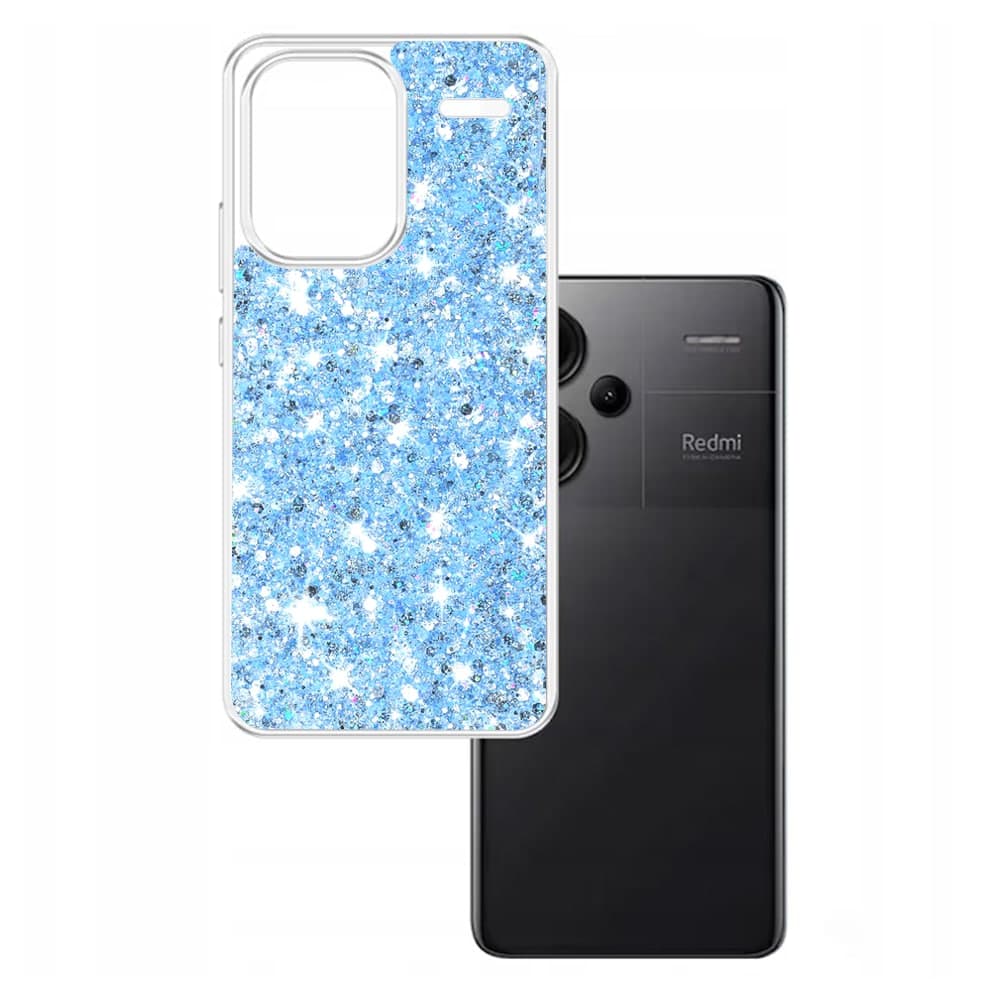 Techsuit Sparkly Glitter - θήκη για Xiaomi Redmi Note 13 Pro+ 5G - Μπλε