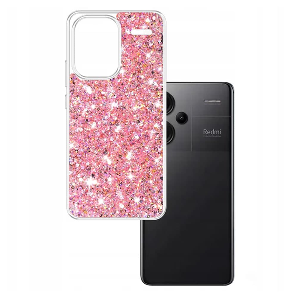 Techsuit Sparkly Glitter - θήκη για Xiaomi Redmi Note 13 Pro+ 5G - Πολύχρωμο
