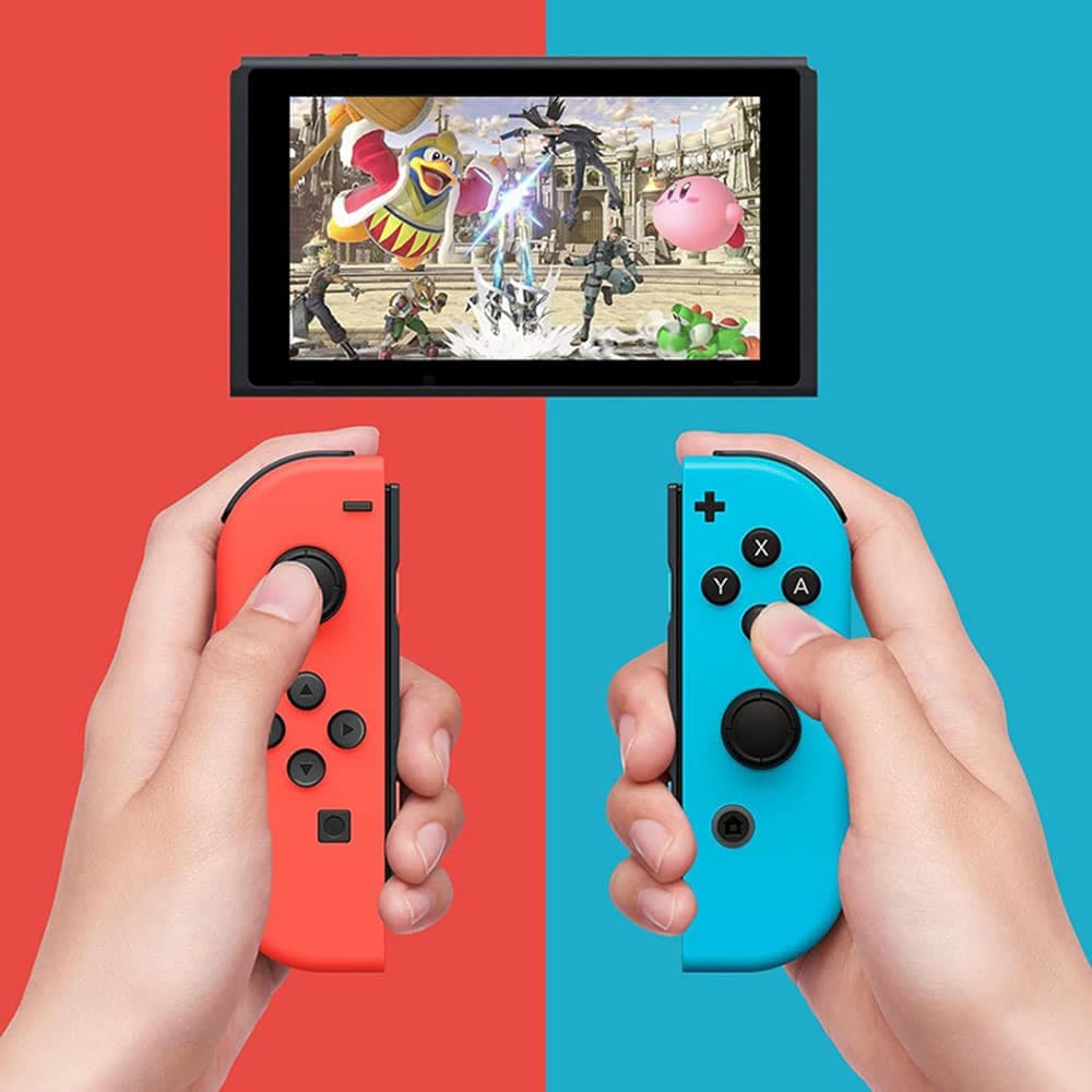 Techsuit - Ασύρματο Χειριστήριο Switch (THSWC) - με ενσωματωμένο Joystick 360°, 450mAh, 6 Άξονες - Κόκκινο/Μπλε 5
