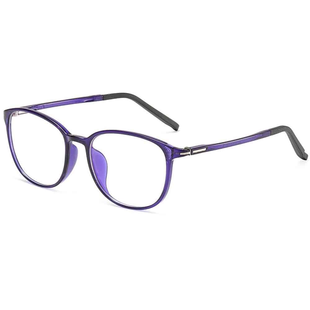 Techsuit - Γυαλιά Anti-Blue Light Reflex PC (F2822) - Στρογγυλά - Μωβ One Size 4