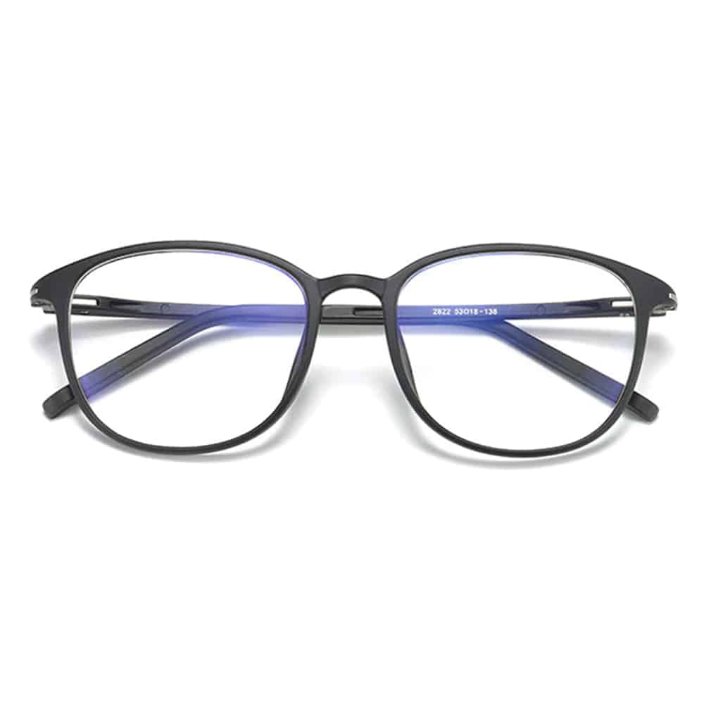 Techsuit - Γυαλιά Anti-Blue Light Reflex PC (F2822) - Στρογγυλά - Μαύρο Άμμος One Size 2