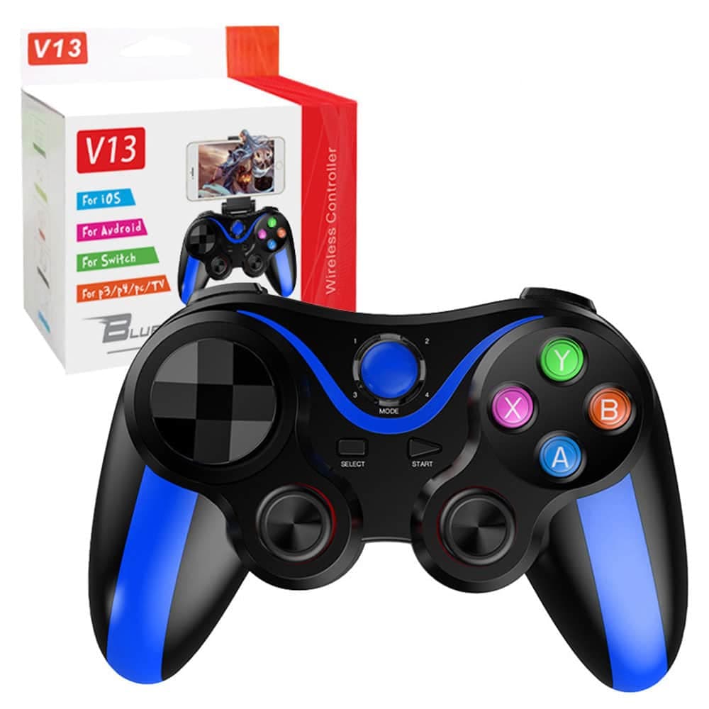 Techsuit - Ασύρματο Τηλεχειριστήριο (V13) - Bluetooth V4.0, 2.4G, 400mAh, Universal - Μπλε