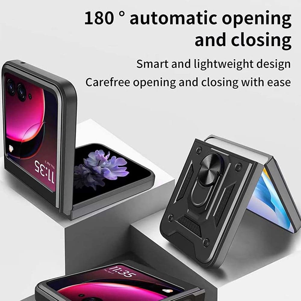 Techsuit CamShield Series - θήκη για Motorola Razr 50 / 60 - Μαύρο 2