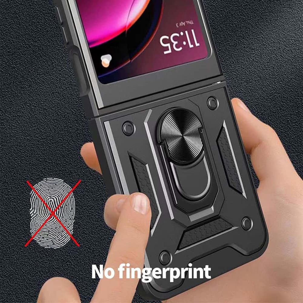 Techsuit CamShield Series - θήκη για Motorola Razr 50 / 60 - Μαύρο 3