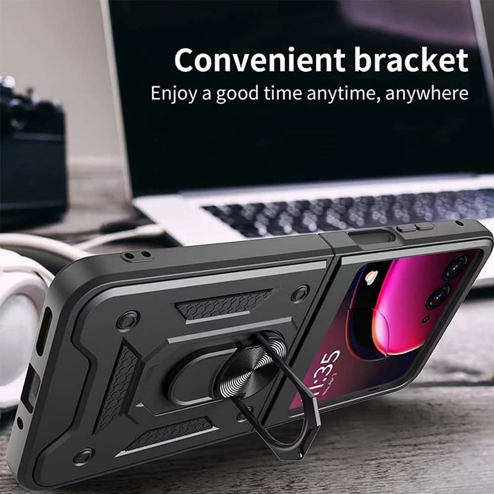 Techsuit CamShield Series - θήκη για Motorola Razr 50 / 60 - Μαύρο 6