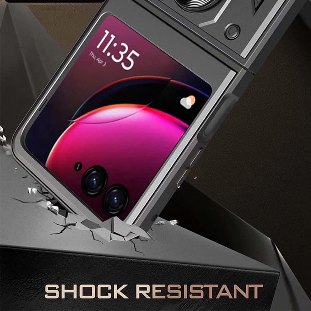 Techsuit CamShield Series - θήκη για Motorola Razr 50 / 60 - Μαύρο 5
