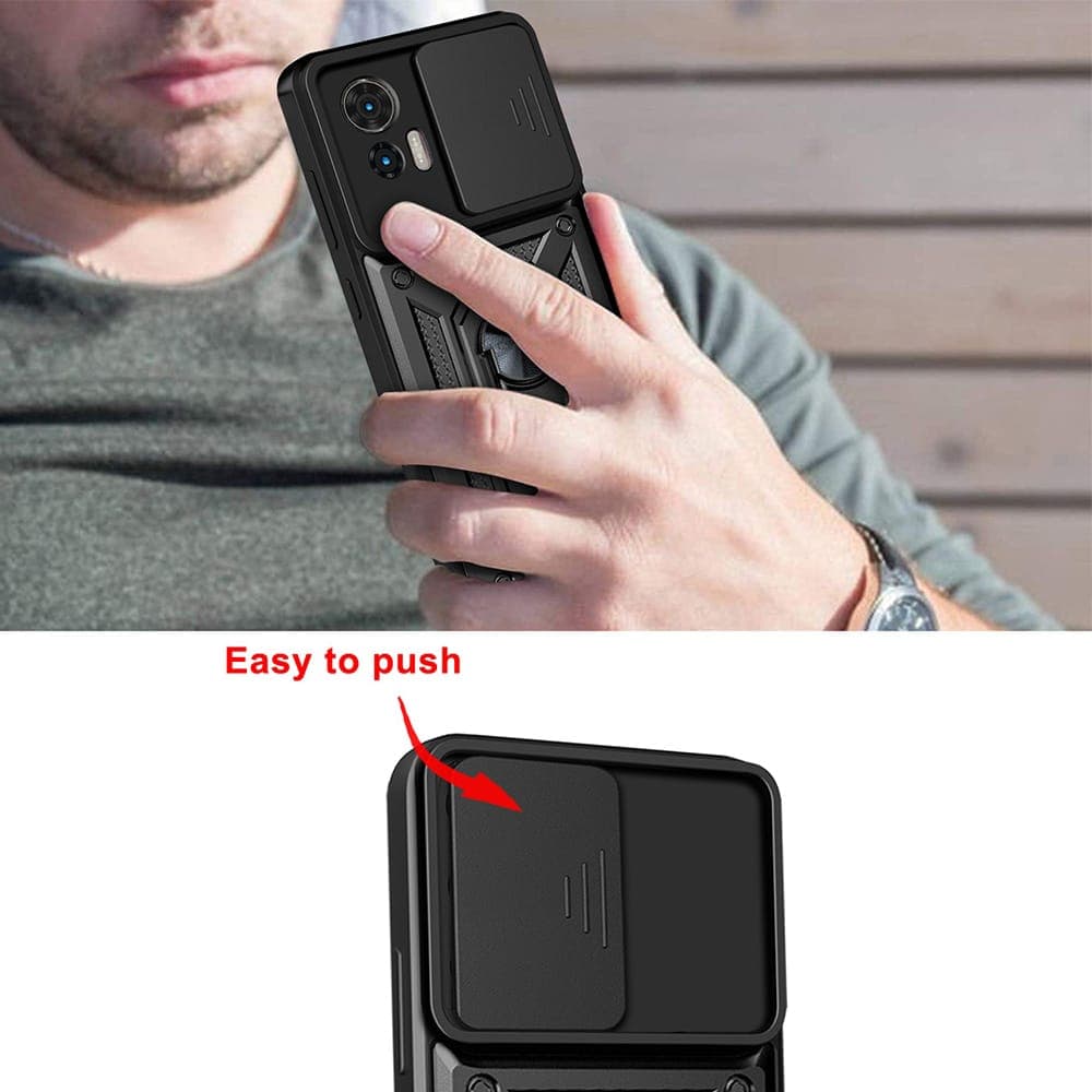 Techsuit CamShield Series - θήκη για Motorola Moto G85 - Μαύρο 4