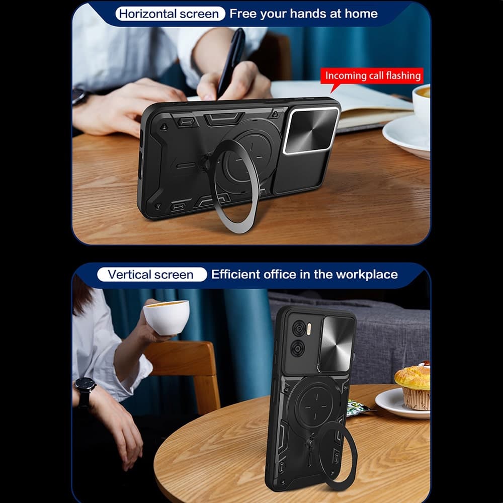 Techsuit CamGuard Pro - θήκη για Motorola Moto G85 - Μπλε 6