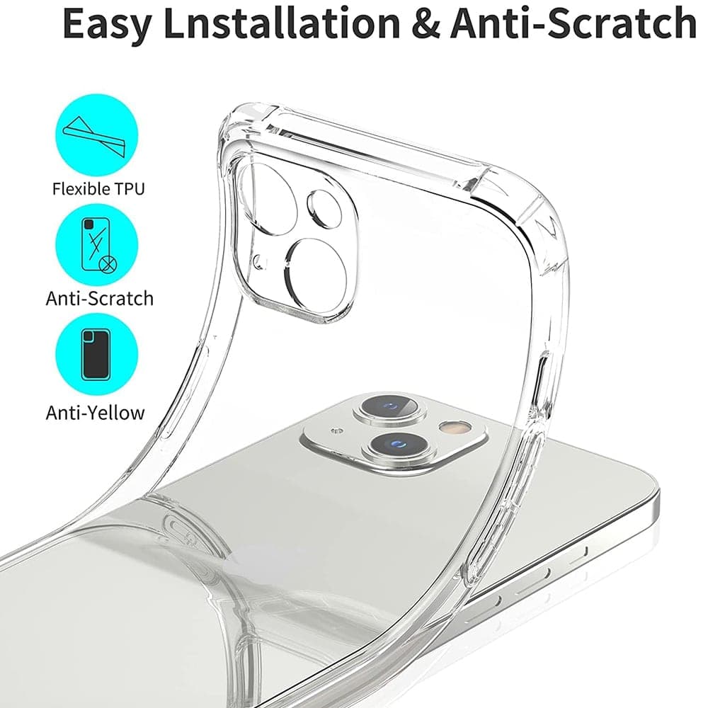 Techsuit Shockproof Clear Silicone - θήκη για Motorola Edge 50 Fusion - Διάφανο 5