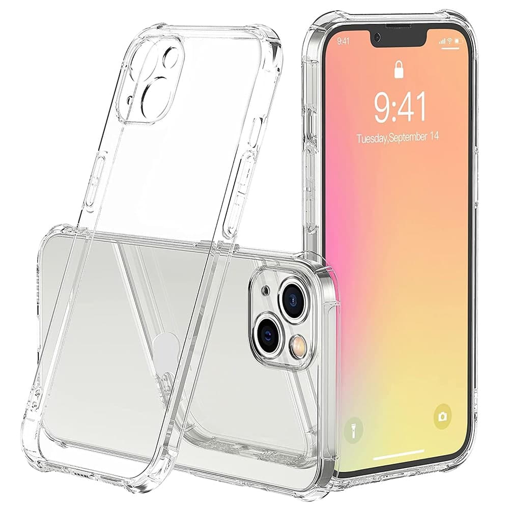 Techsuit Shockproof Clear Silicone - θήκη για Motorola Edge 50 Fusion - Διάφανο 4