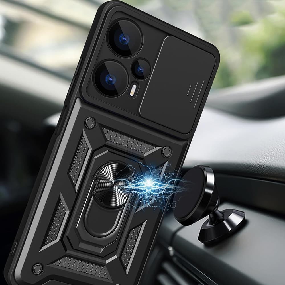 Techsuit CamShield Series - θήκη για Realme GT 6 / 6T - Μαύρο 4