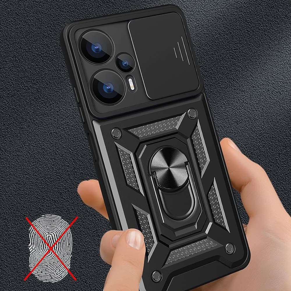 Techsuit CamShield Series - θήκη για Realme GT 6 / 6T - Μαύρο 6