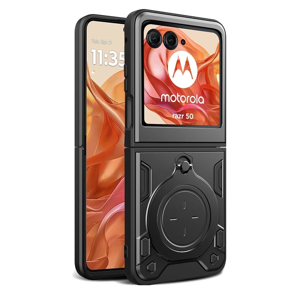 Techsuit CamGuard Pro - θήκη για Motorola Razr 50 / 60 - Μαύρο