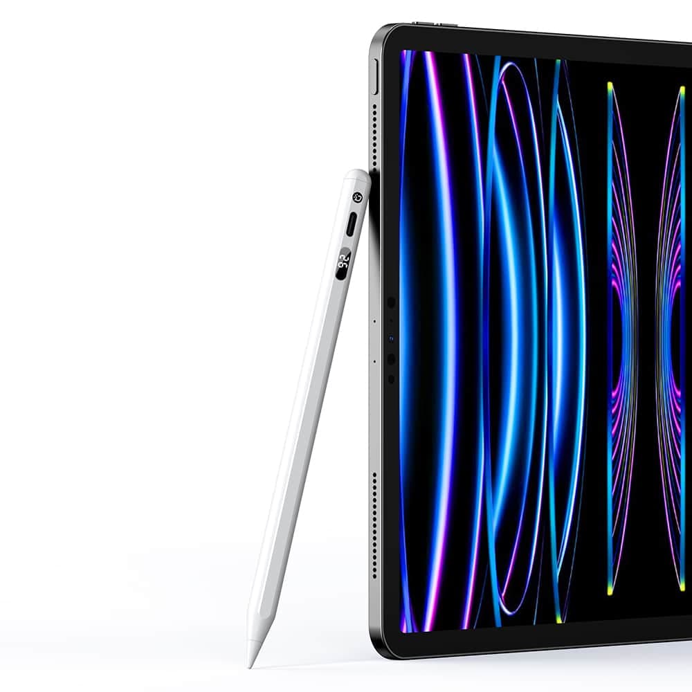 Dux Ducis - Stylus (SP-06) - για iPad Pro / Air, Power Display, Λειτουργία Κλίσης, Διακόπτης Αφής, Έξυπνο Τσιπ - Λευκό 2