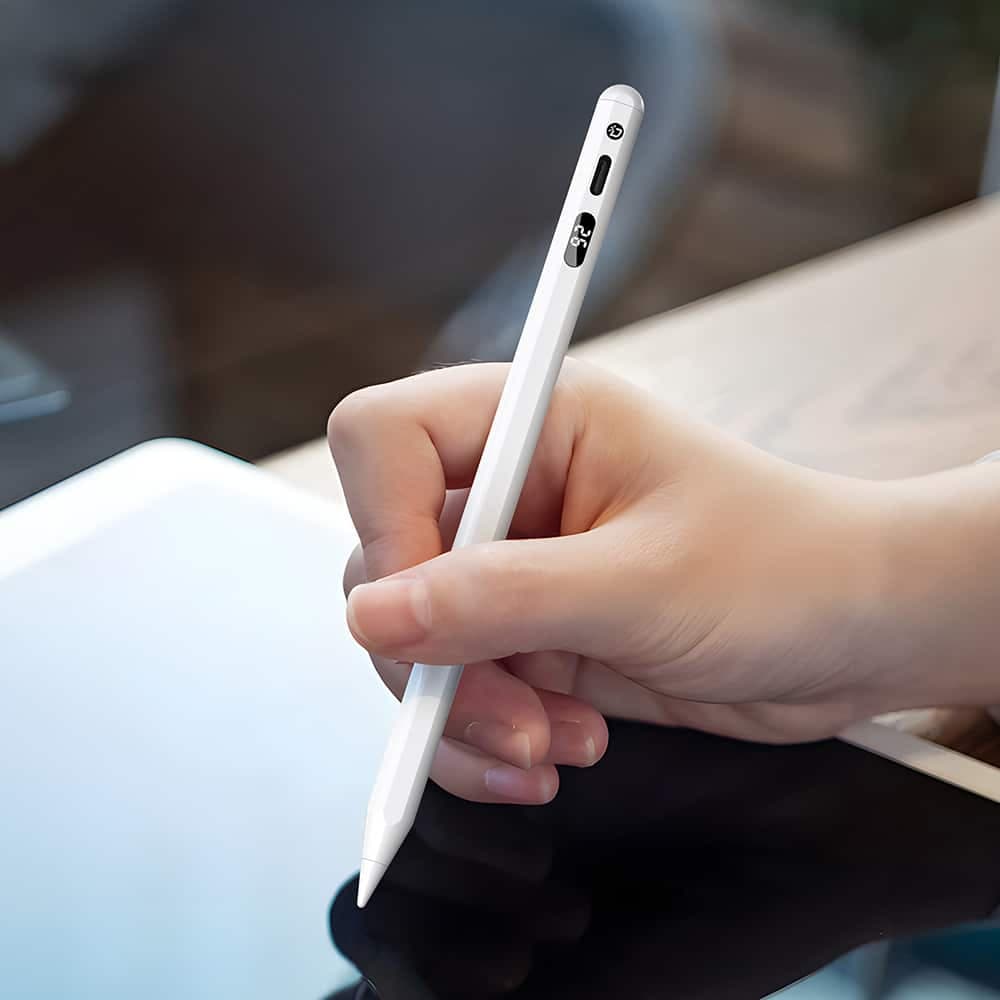 Dux Ducis - Stylus (SP-06) - για iPad Pro / Air, Power Display, Λειτουργία Κλίσης, Διακόπτης Αφής, Έξυπνο Τσιπ - Λευκό 5