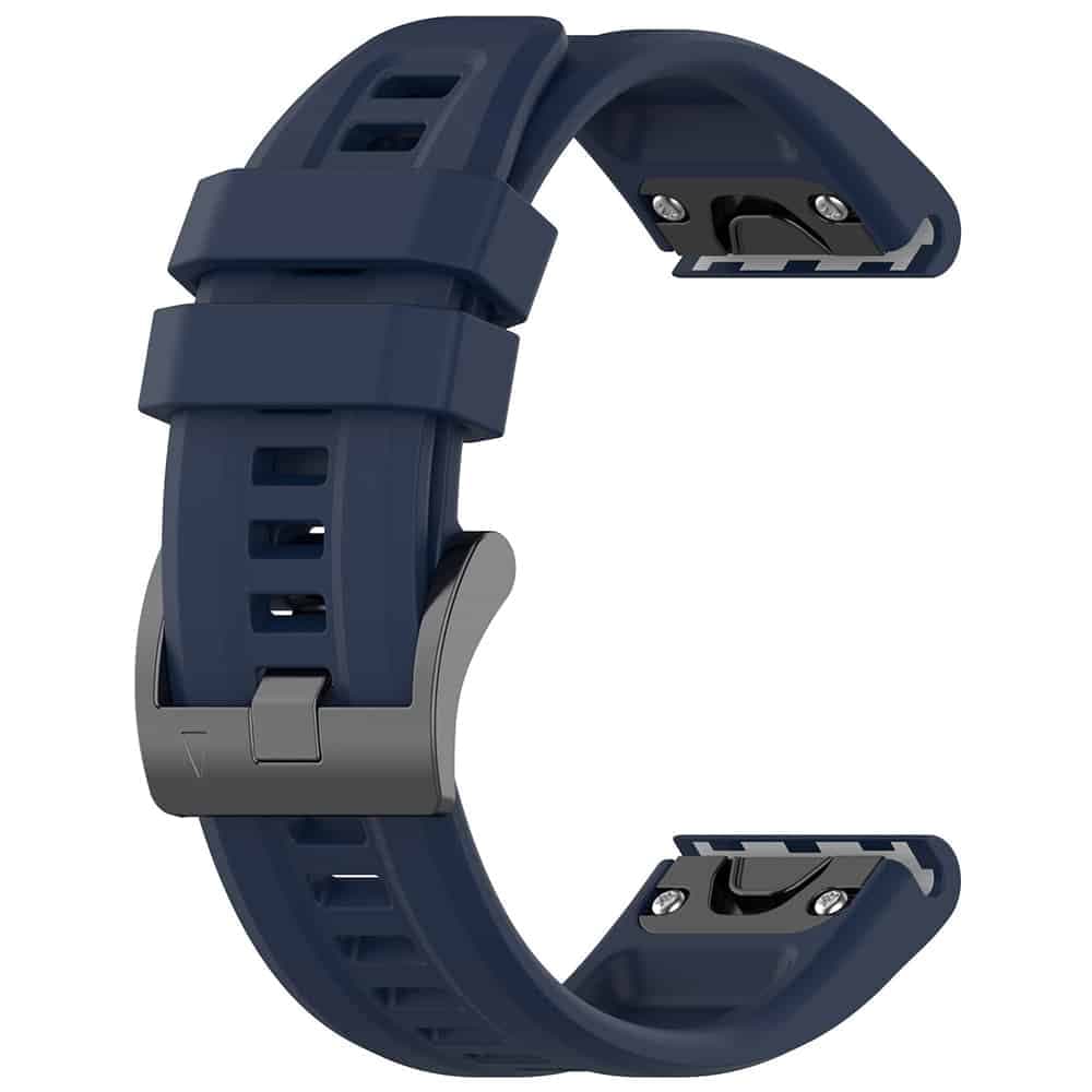 Techsuit - Watchband QuickFit 22mm (W060) - Garmin Fenix 5/5 Plus 6/6 Pro/7/Forerunner 935/945/955/Approach S60 - Navy Blue