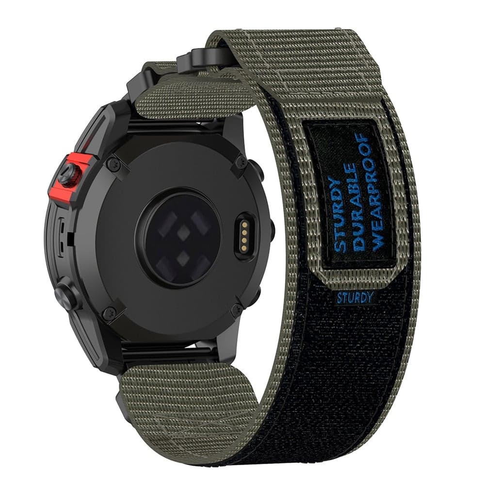 Techsuit - Watchband QuickFit 26mm (W057) - Garmin Fenix 3/3 HR/5X/5X Plus/6X/6X Pro/7X/7X Pro Solar - Gray 2