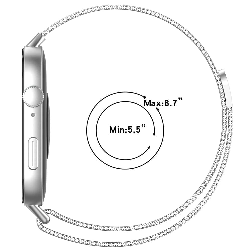Techsuit Watchband (W009) - θήκη για Huawei Watch Fit 3 / 4 Pro - Μαύρο 6