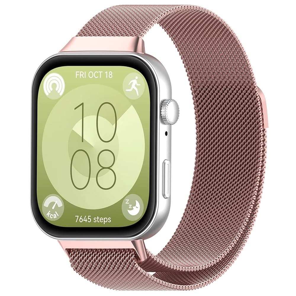 Techsuit Watchband (W009) - θήκη για Huawei Watch Fit 3 / 4 Pro - Ροζ