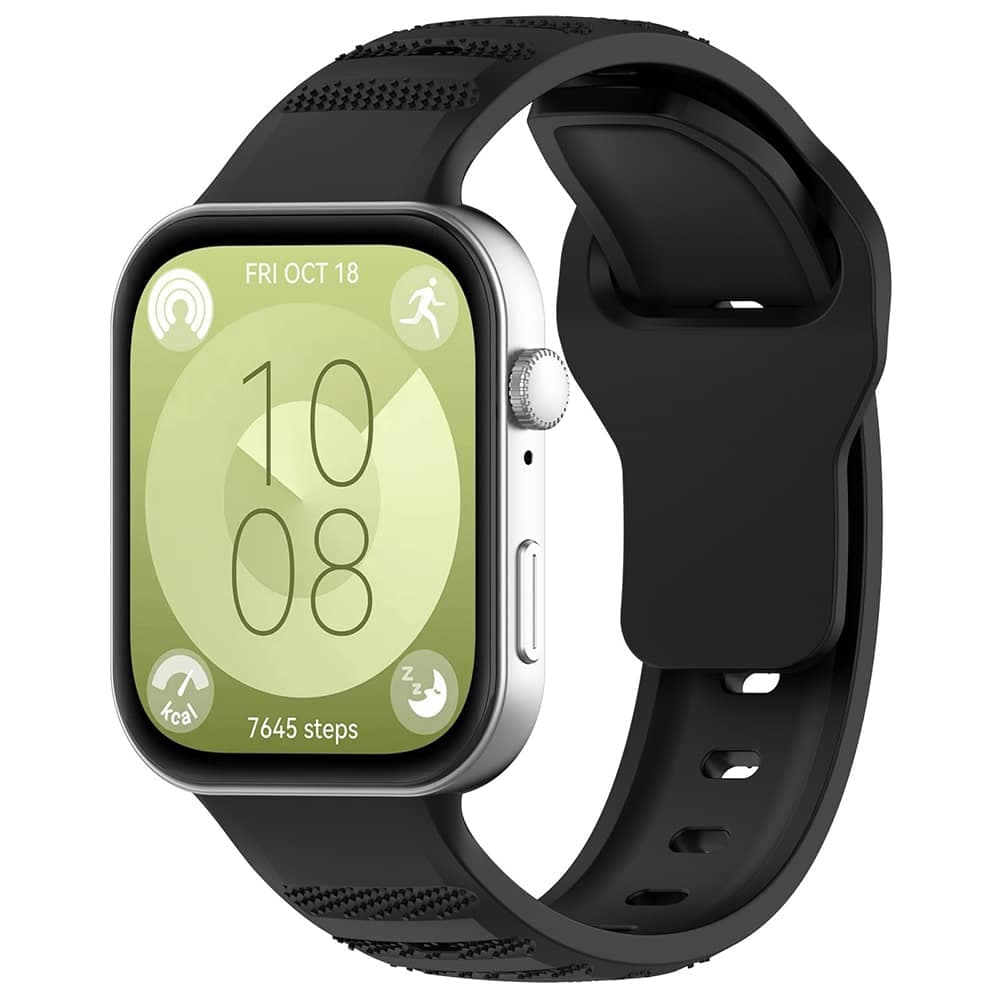 Techsuit Watchband - θήκη για Huawei Watch Fit 3 / 4 Pro - Μαύρο