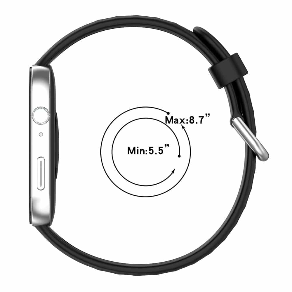Techsuit Watchband (W061) - θήκη για Huawei Watch Fit 3 / 4 Pro - Μαύρο 5