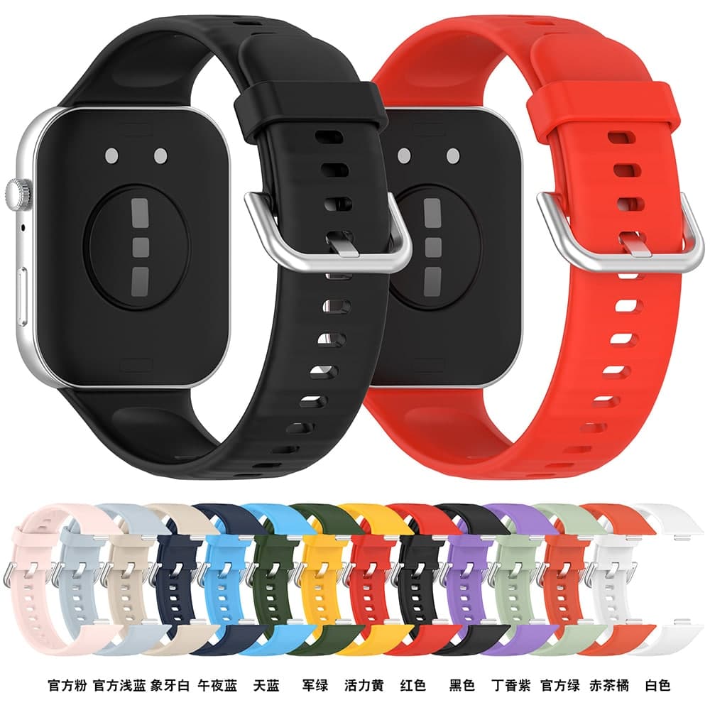Techsuit Watchband (W061) - θήκη για Huawei Watch Fit 3 / 4 Pro - Μαύρο 4