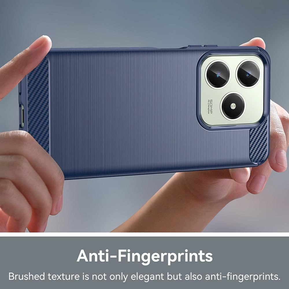 Techsuit Carbon Silicone - θήκη για Realme C61 / C63 - Μπλε 4