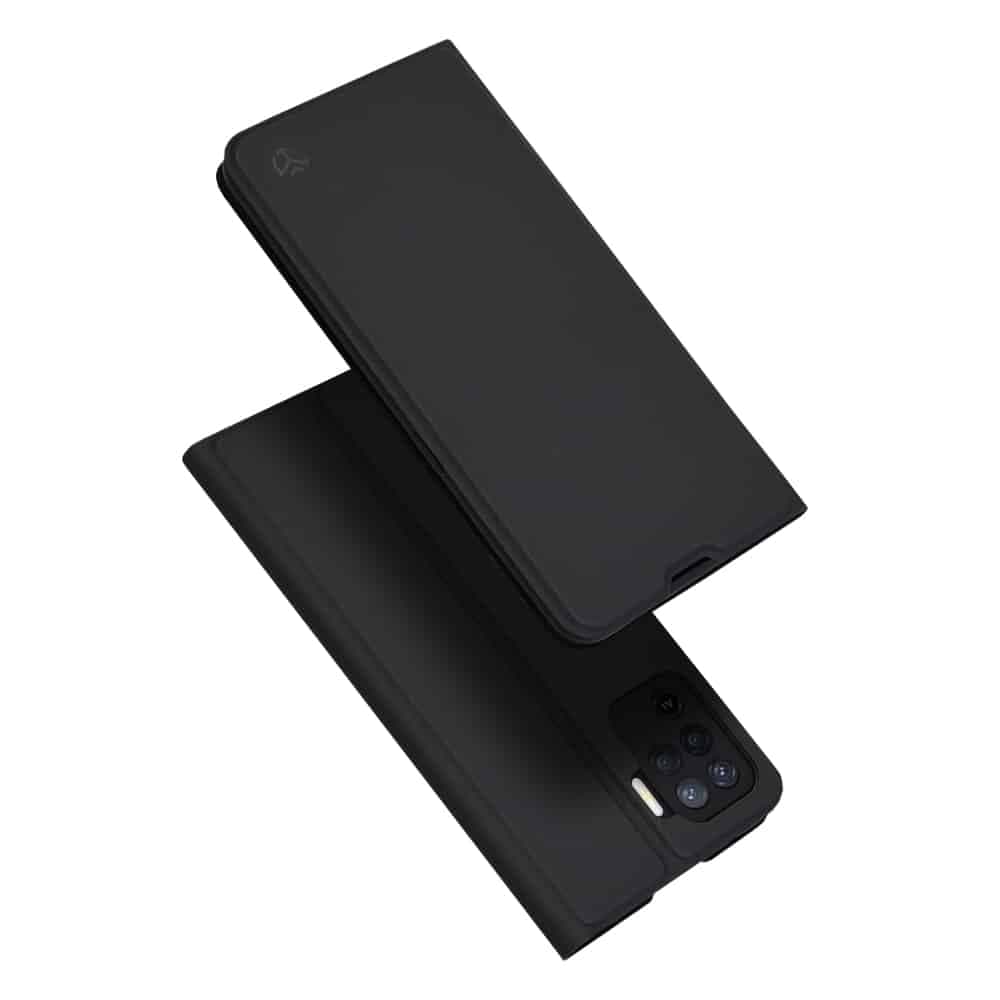 Techsuit Magskin Book - θήκη για Oppo Reno5 Lite / A94 - Μαύρο