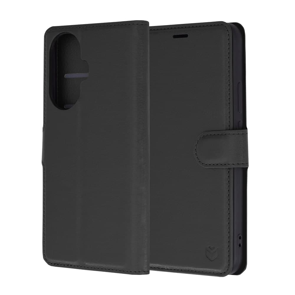 Techsuit Leather Folio - θήκη για Huawei nova 11 / 12s - Μαύρο 6