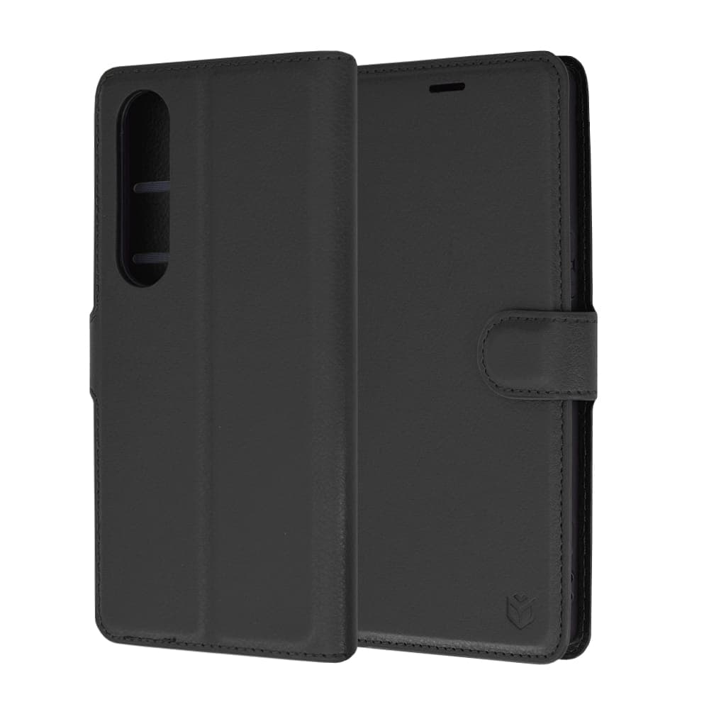 Techsuit Leather Folio - θήκη για Sony Xperia 1 VI - Μαύρο 6