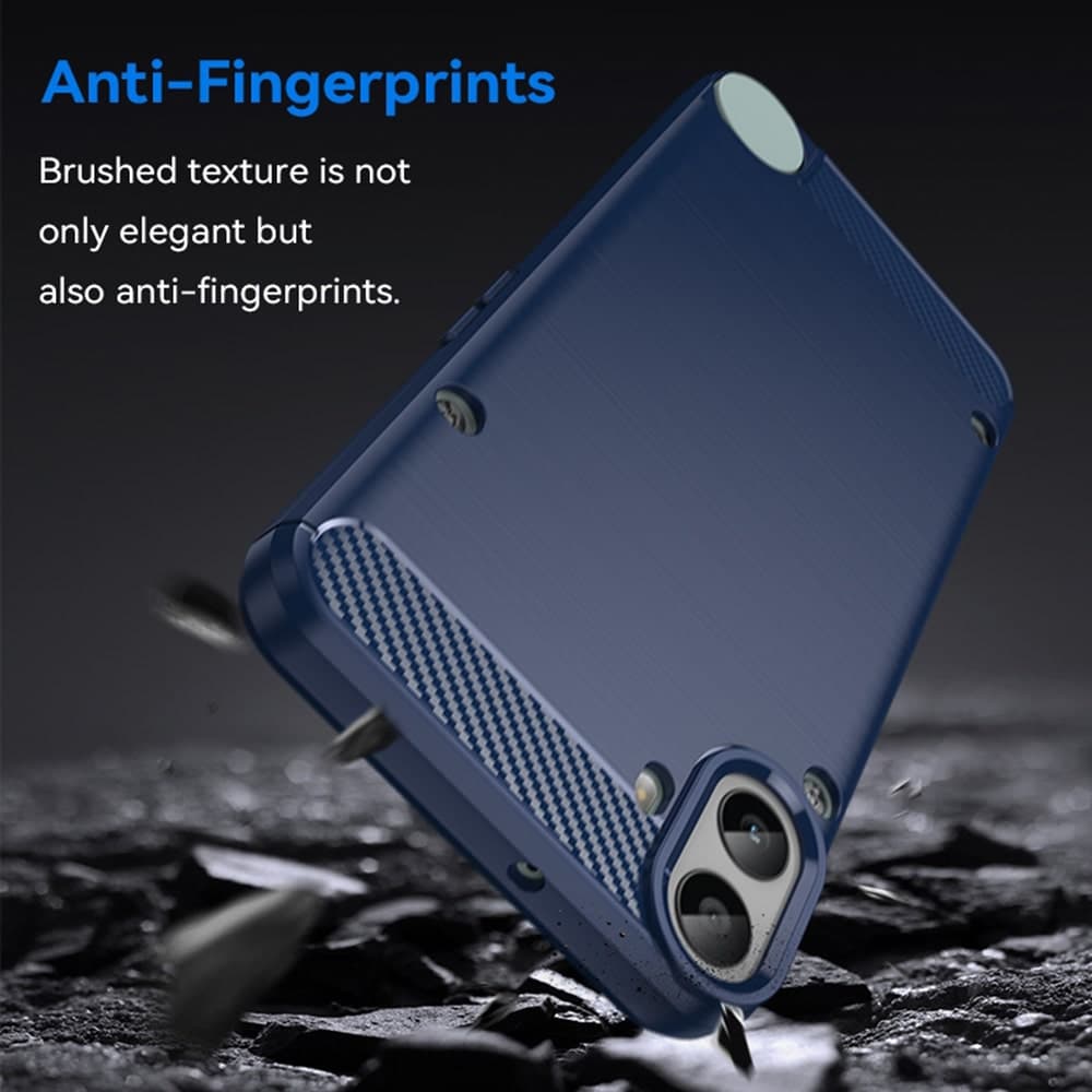 Techsuit Carbon Silicone - θήκη για Nothing CMF Phone 1 - Μπλε 4
