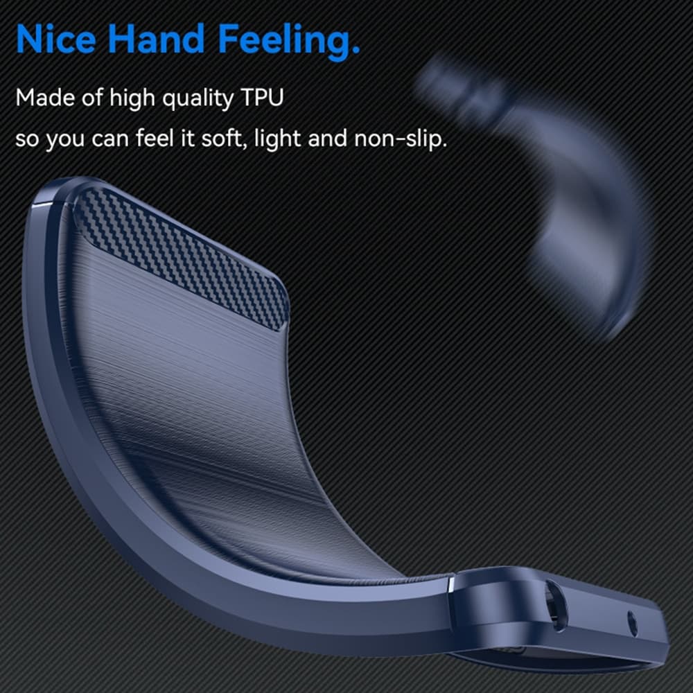 Techsuit Carbon Silicone - θήκη για Nothing CMF Phone 1 - Μπλε 5