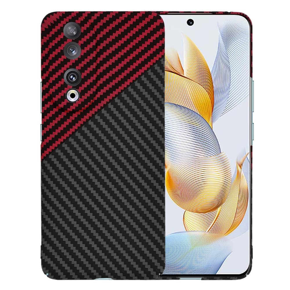 Techsuit Carbonite FiberShell - θήκη για Honor 90 - Κόκκινο