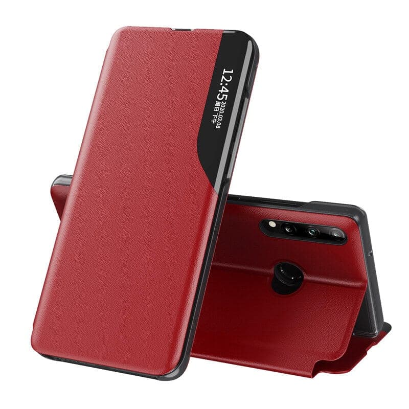 Techsuit eFold - θήκη για Huawei P30 Lite / New Edition - Κόκκινο