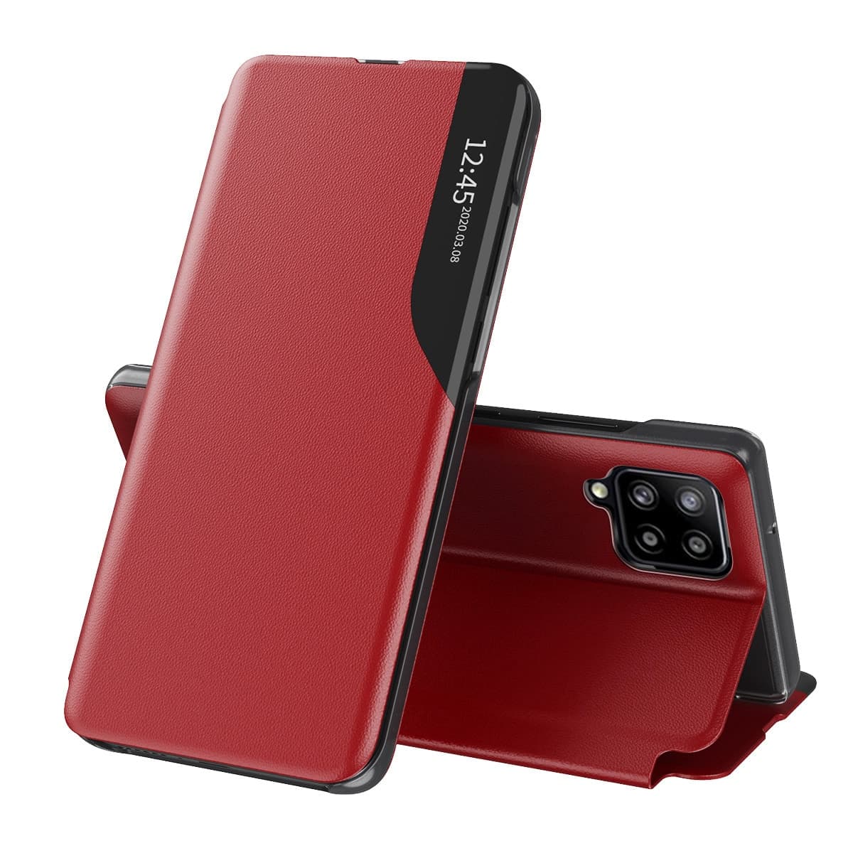 Techsuit eFold - θήκη για Samsung Galaxy A12 Nacho - Κόκκινο