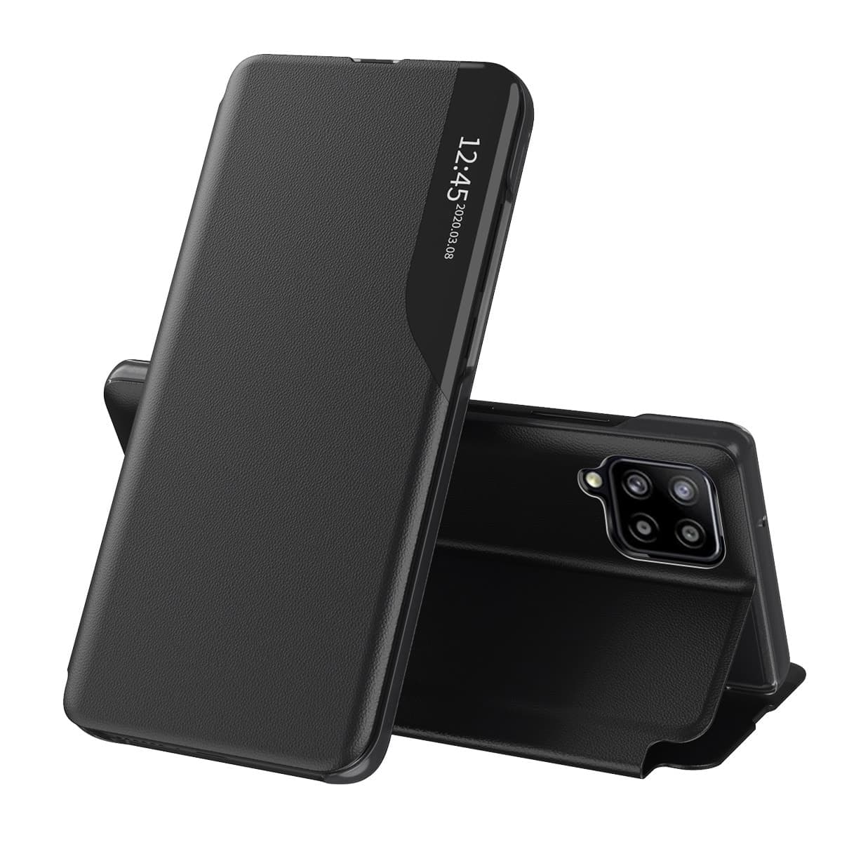 Techsuit eFold - θήκη για Samsung Galaxy A12 / Nacho - Μαύρο