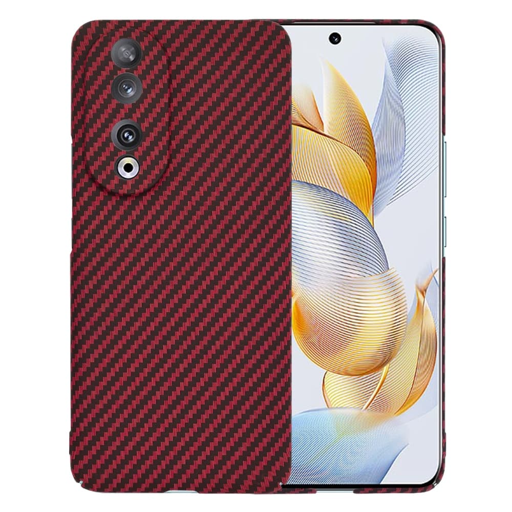 Techsuit Carbonite FiberShell - θήκη για Honor 90 - Κόκκινο