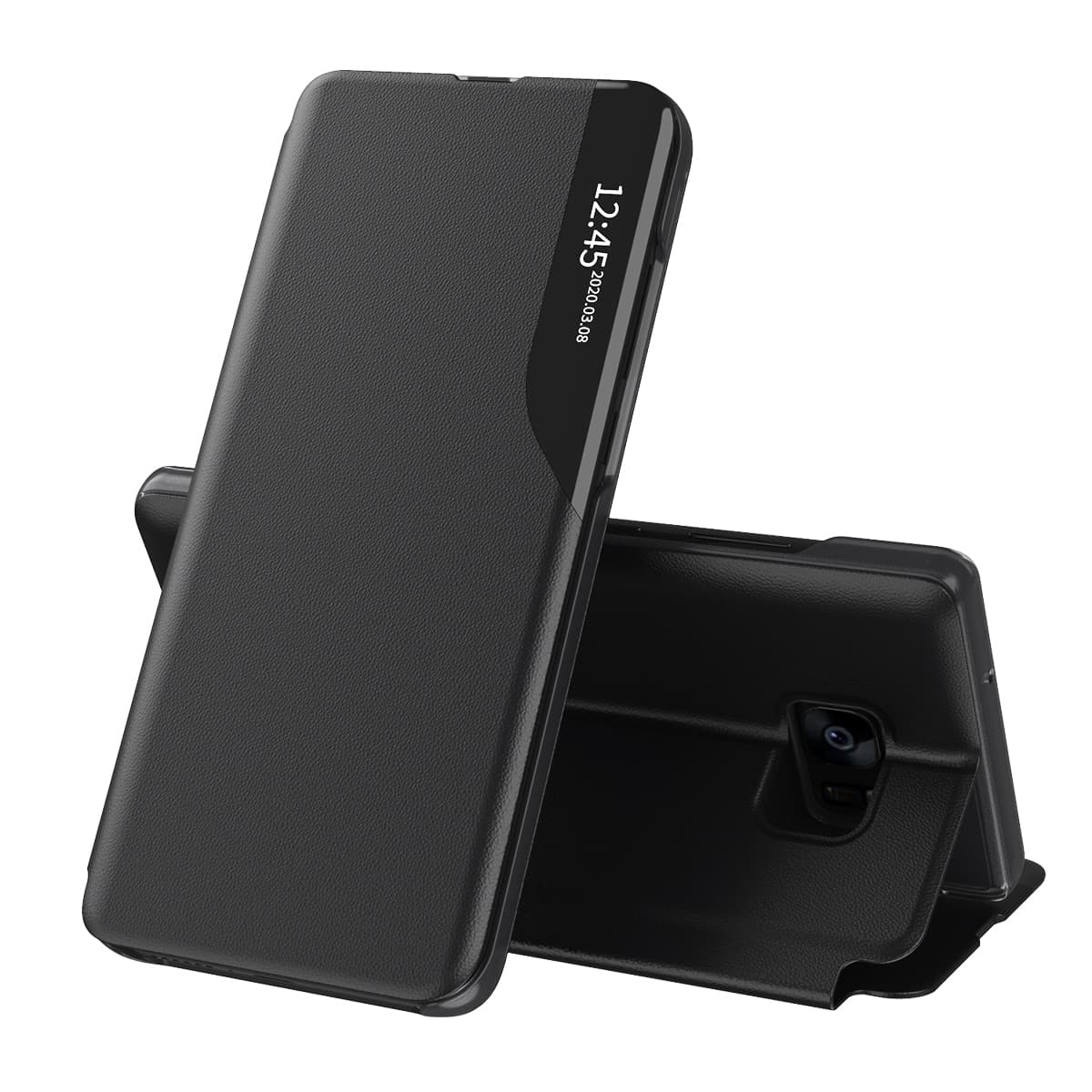 Techsuit eFold - θήκη για Samsung Galaxy S7 edge - Μαύρο