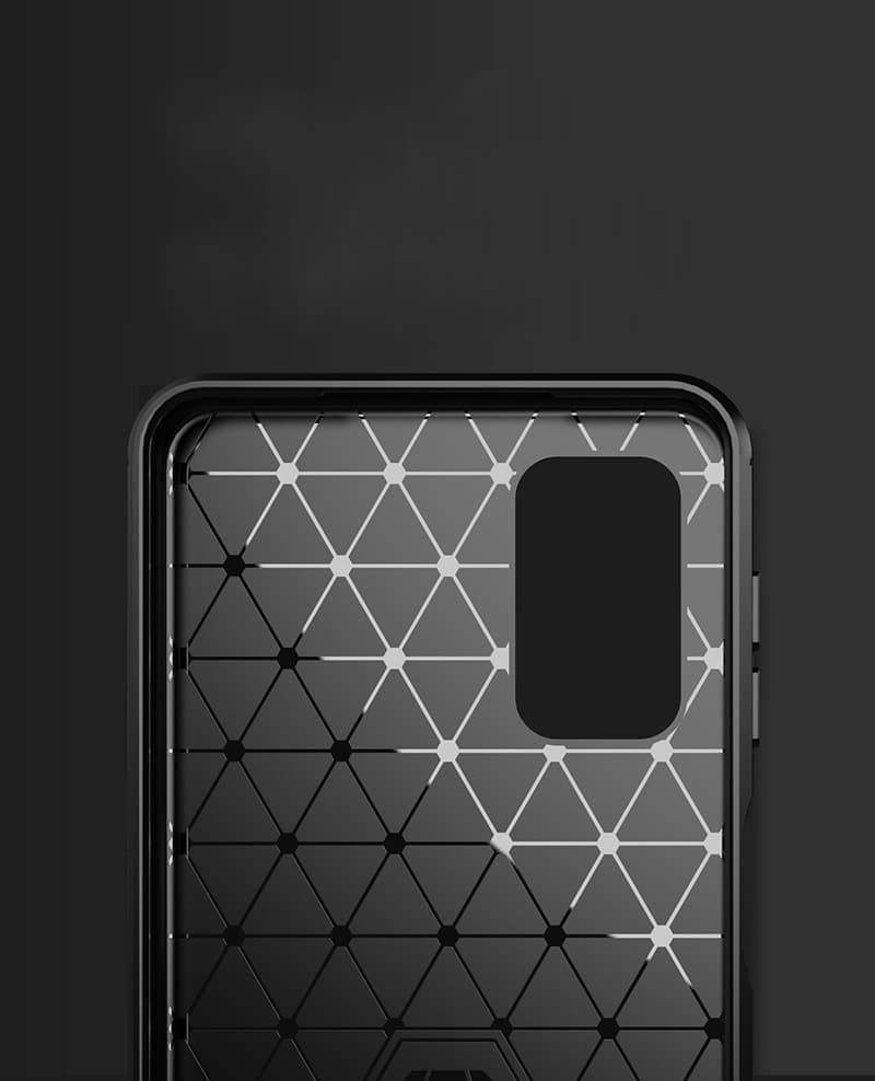 Techsuit Carbon Silicone - θήκη για Samsung Galaxy A32 5G - Μαύρο 5