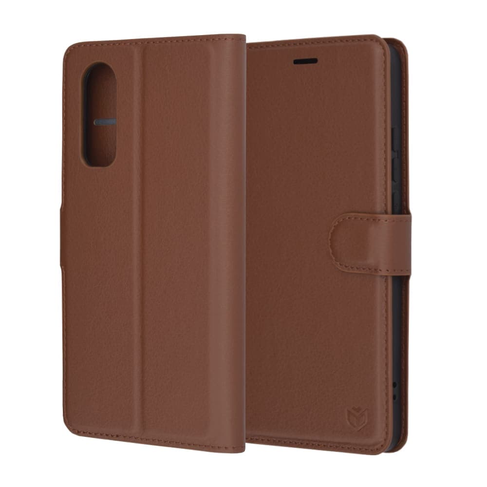 Techsuit Leather Folio - θήκη για Oneplus Nord CE4 Lite - Καφέ 6
