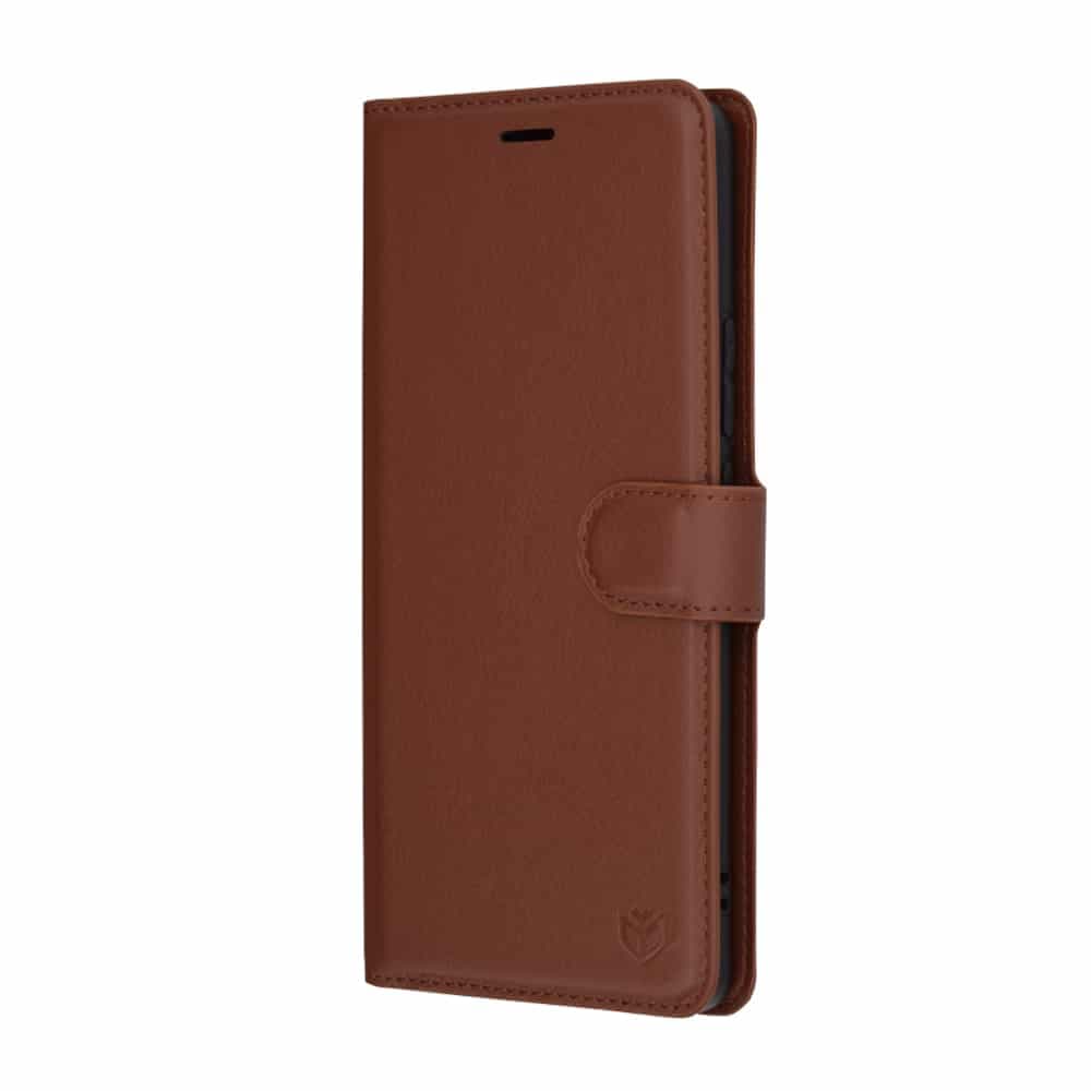 Techsuit Leather Folio - θήκη για Realme GT 5G - Καφέ 4