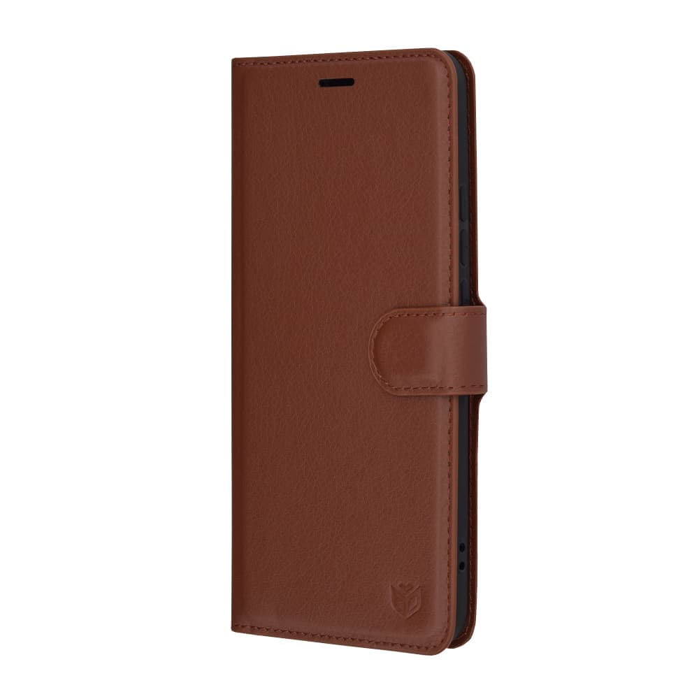 Techsuit Leather Folio - θήκη για Oppo Reno12 Pro - Καφέ 4