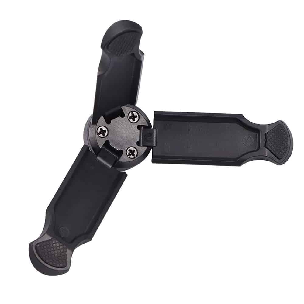 Techsuit - Mini Tripod (TPD1) - Anti Slip, for Selfie Sticks, Universal, with 1/4 inch Screw - Black 5