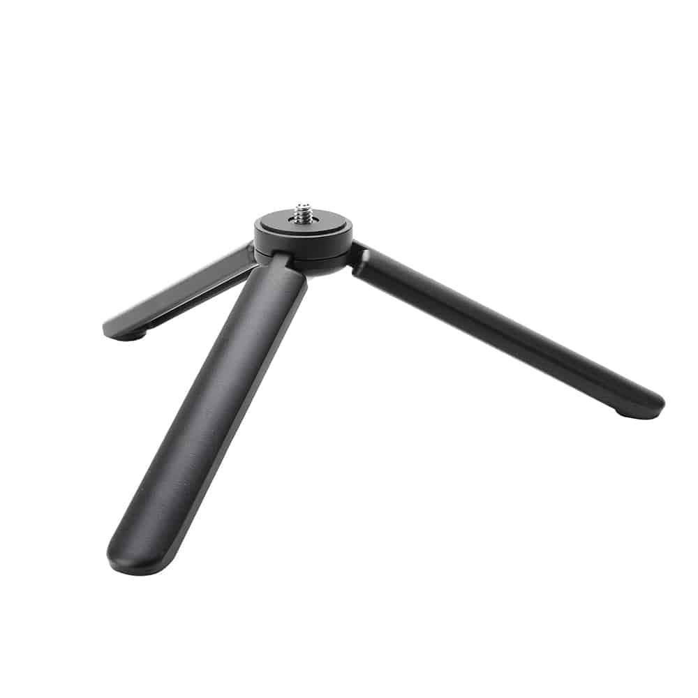 Techsuit - Mini Tripod (TPD3) - Adjustable, with 1/4 Inch Screw Key for ILDC, DSLR Camera - Black 3