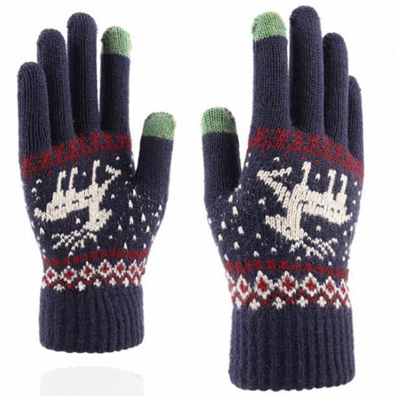 Techsuit Touchscreen γάντια - Raindeer Woolen (ST0002) - Μπλε