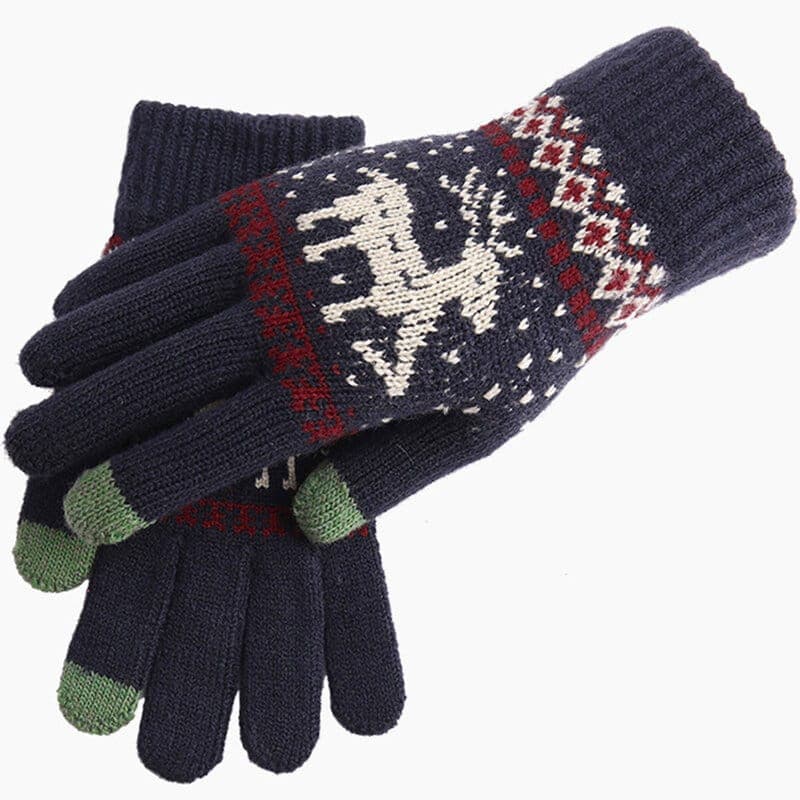 Techsuit Touchscreen γάντια - Raindeer Woolen (ST0002) - Μπλε 2